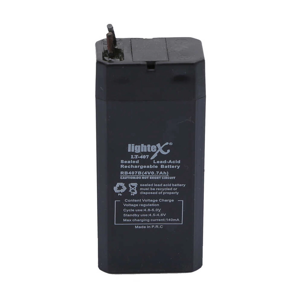 Lightex LT-407 4V 0.7Ah Işıldak Fener Aküsü