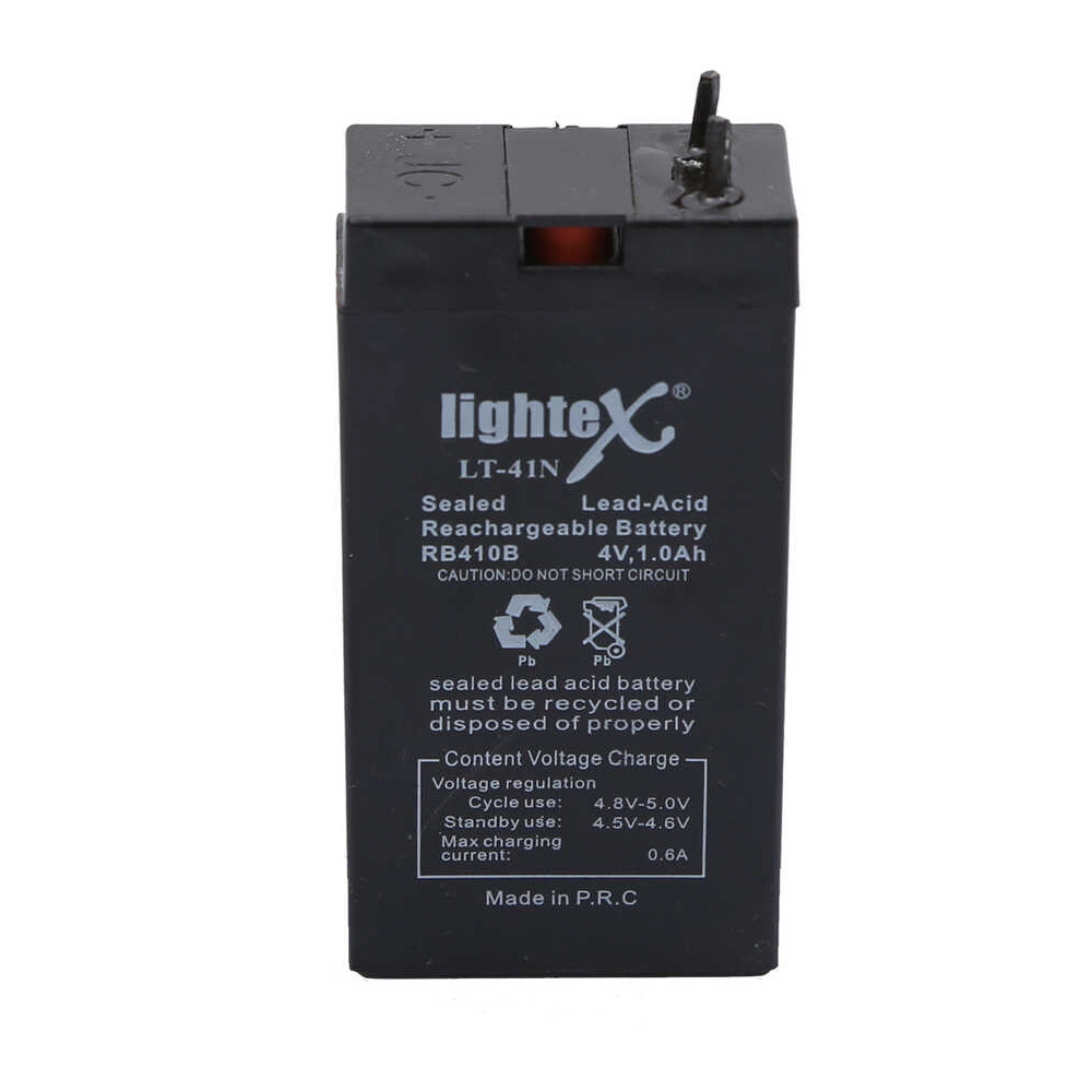 Lightex LT-41N 4V 1.0Ah Işıldak Fener Aküsü