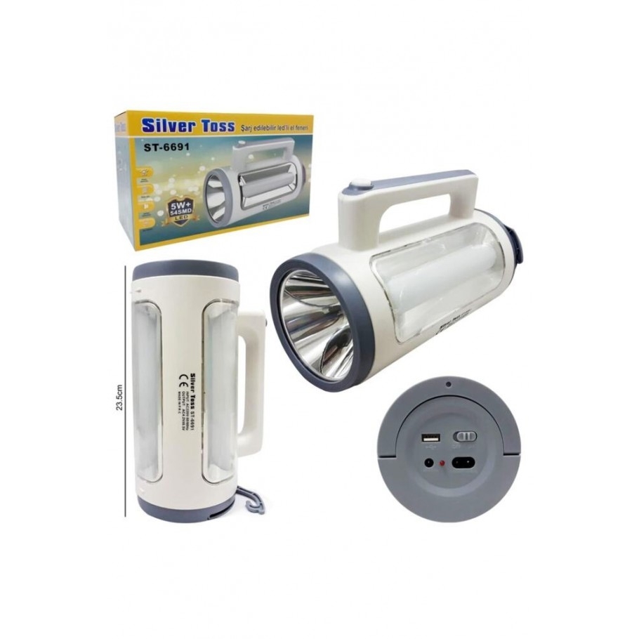 Silver Toss ST-6691 5 Watt + 54 SMD LED Işıldaklı Projektör