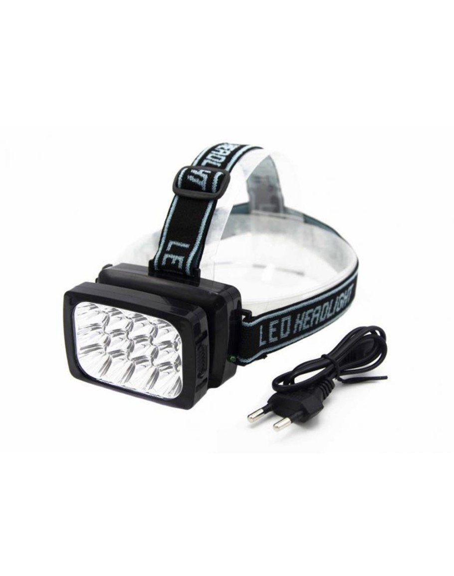 Watton WT-064 12 Ledli Güçlü Şarjlı Kafa Feneri