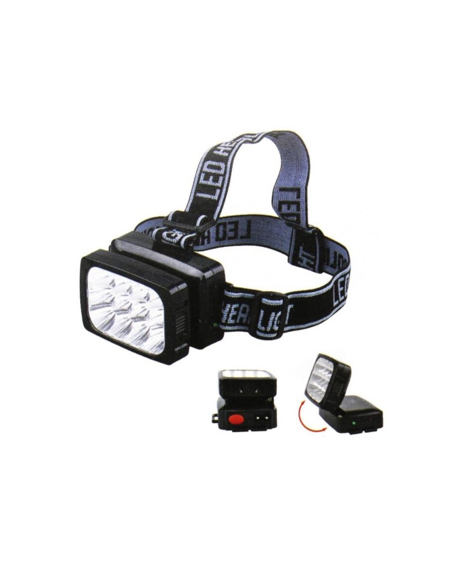 Watton WT-064 12 Ledli Güçlü Şarjlı Kafa Feneri