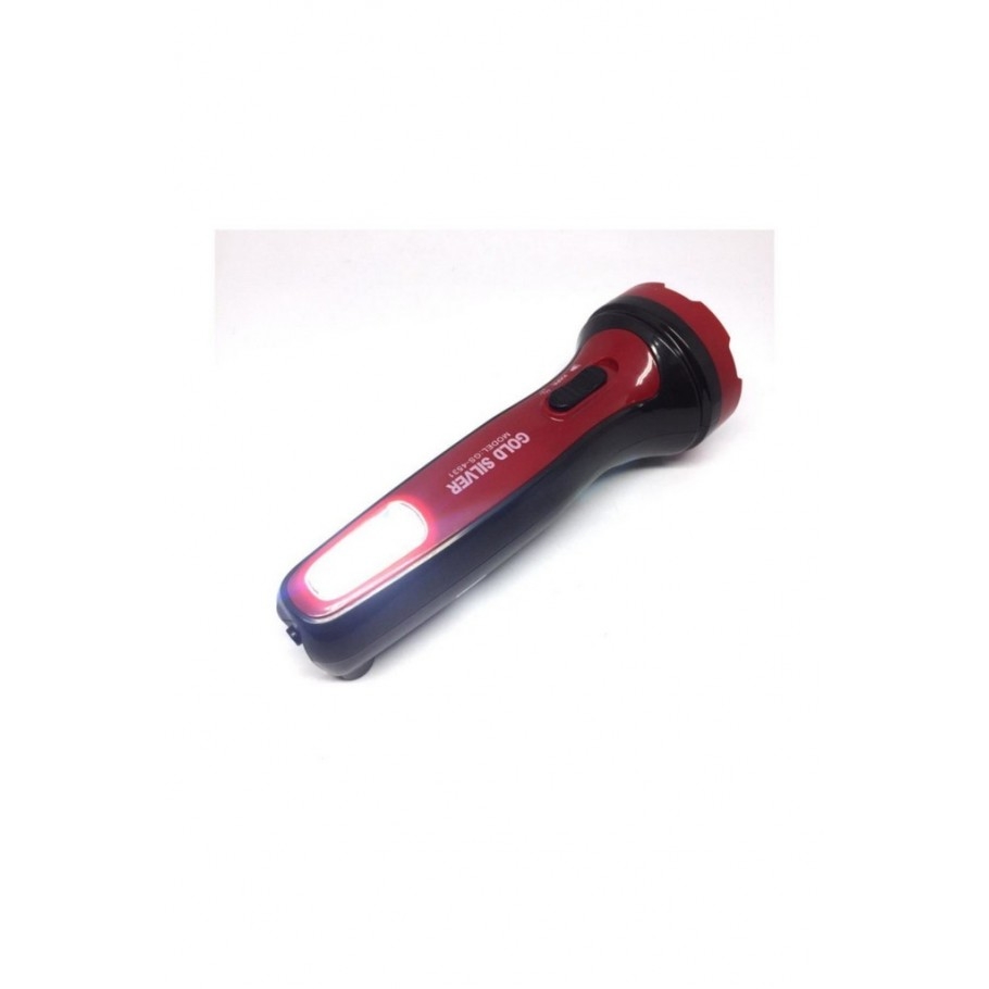 Gold Silver GS-4531 3 Watt+1 Watt Cob Led Şarjlı El Feneri