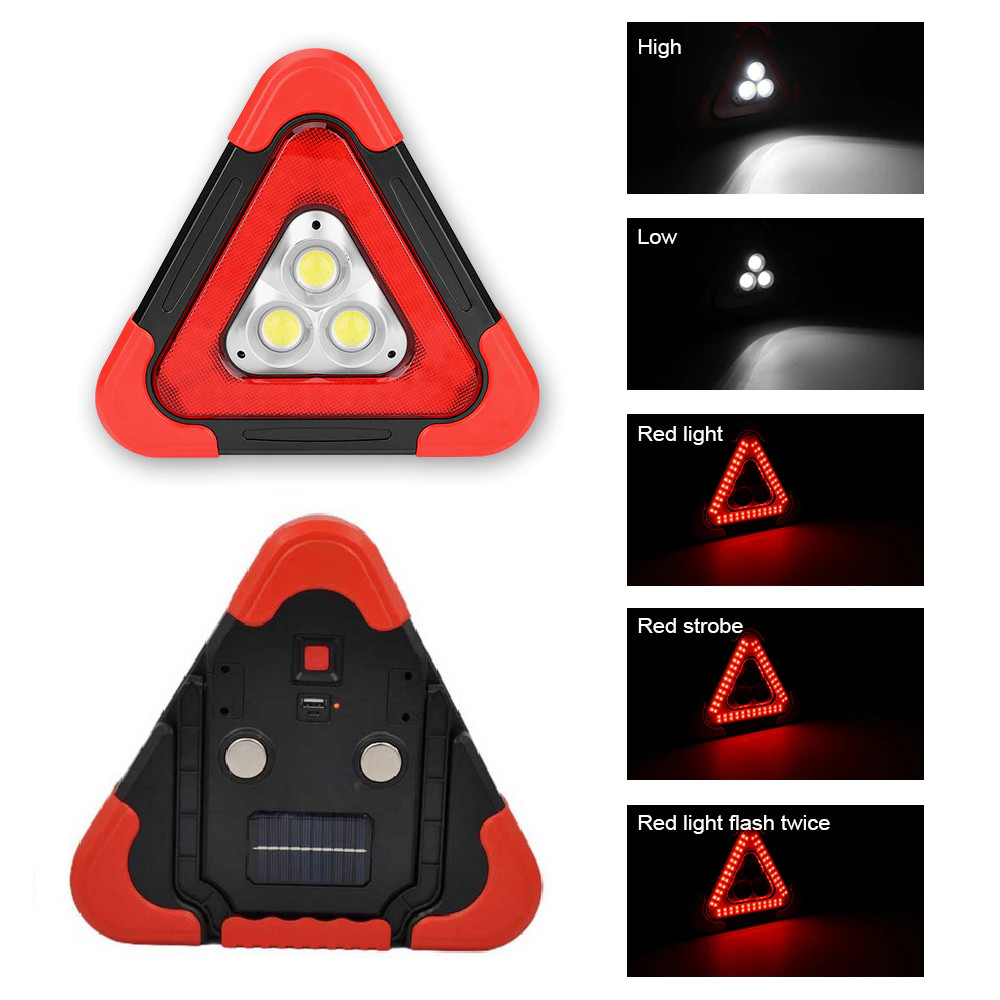 Pocketman Solar USB Şarjlı Portatif Araç İkaz Işığı