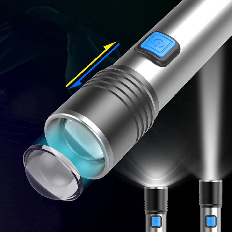 Watton WT-015 CreeQ5 LED Mini Profesyonel El Feneri USB Şarjlı