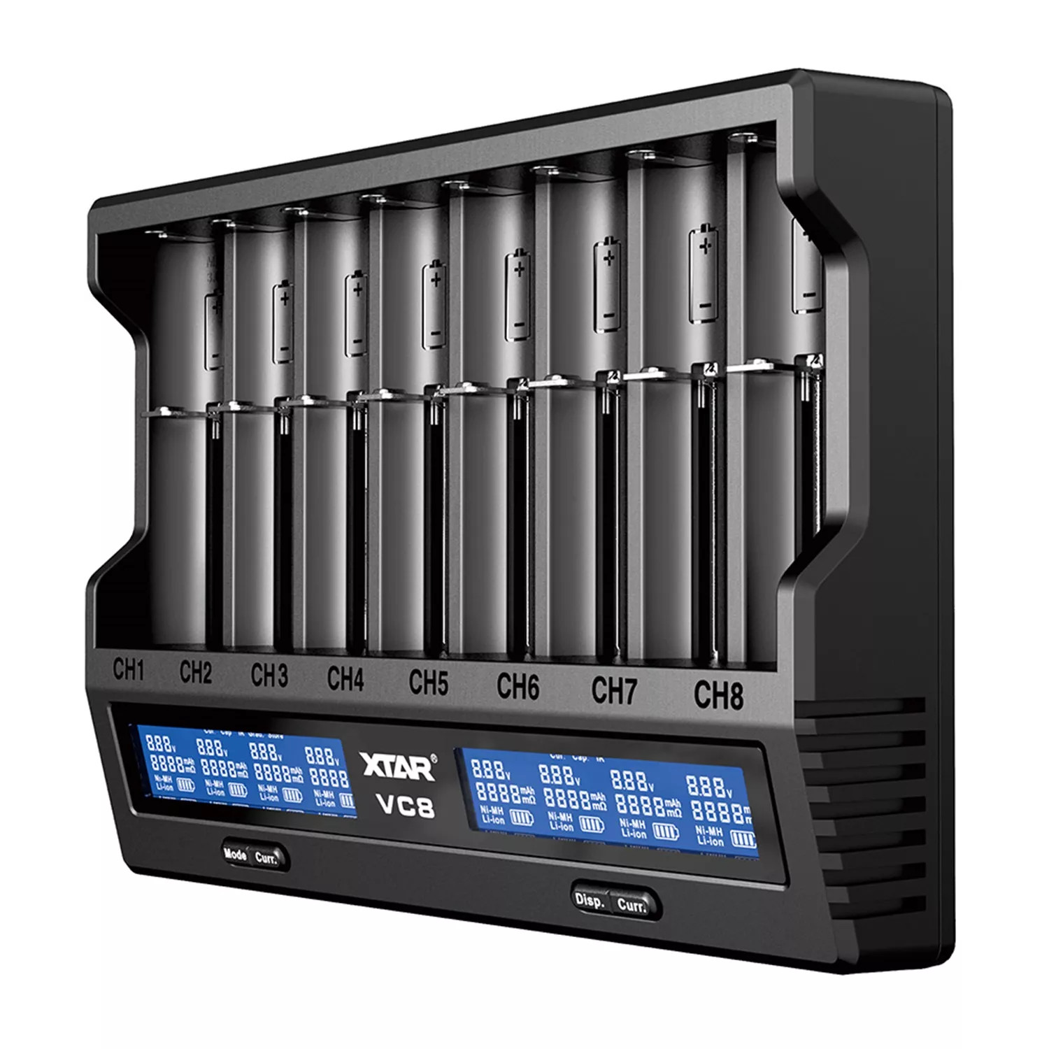 Xtar VC8 Taşınabilir Çoklu Li-ion Pil Şarj Cihazı