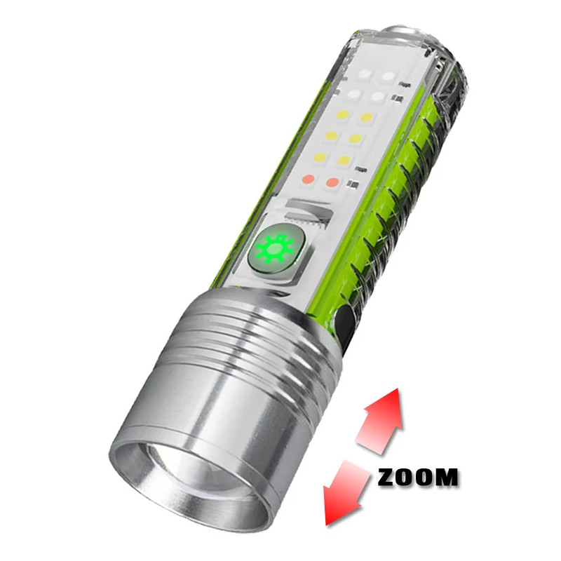 Watton WT-609 Xenon Süper Parlak LED Zoomlu Şarjlı El Feneri