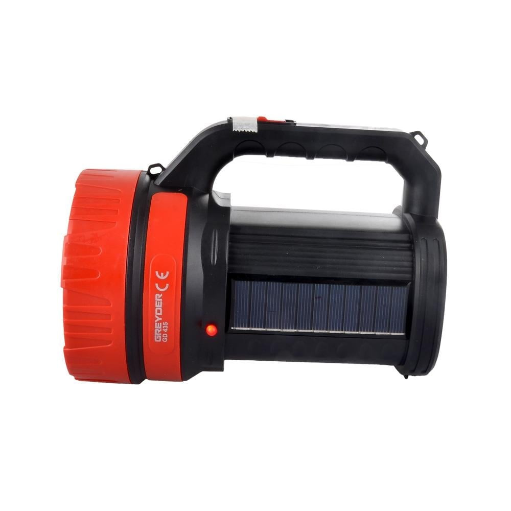 Greyder GD-435 20W Solar Şarjlı Spot Projektör 1000 Metre Menzil