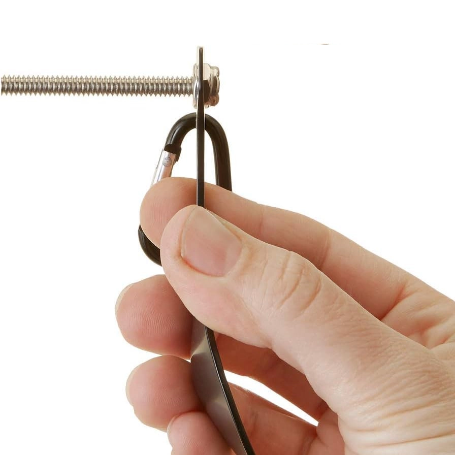 CRKT 9100K Eat’N Tool Karabina Çok Fonksiyonlu Karabina Tornavida Lokma Açacak Çatal Kaşık