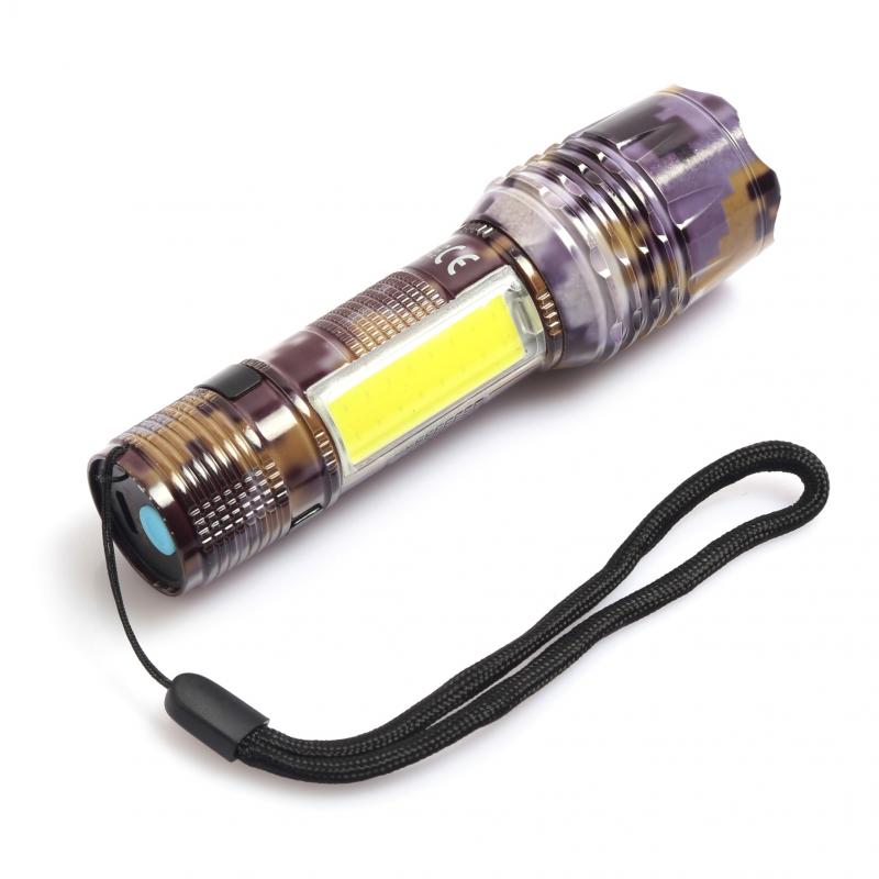Gold Silver GS-505 USB Şarjlı El Feneri