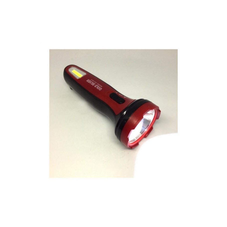 Gold Silver GS-4531 3 Watt+1 Watt Cob Led Şarjlı El Feneri