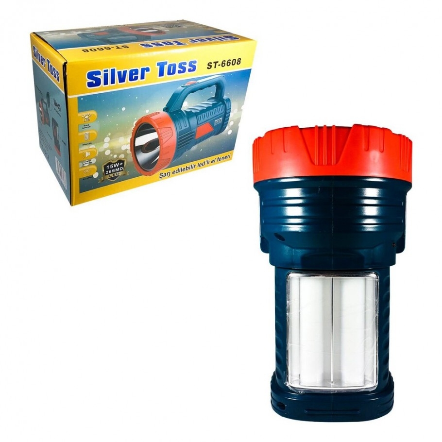 Silver Toss ST-6608 15 Watt + 26 SMD LED Işıldaklı Projektör