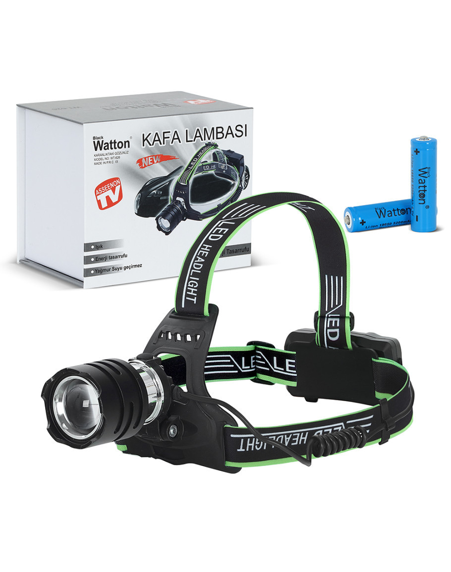 WATTON%20WT-626%20TX6%20Led%20Şarjlı%20Kafa%20Feneri