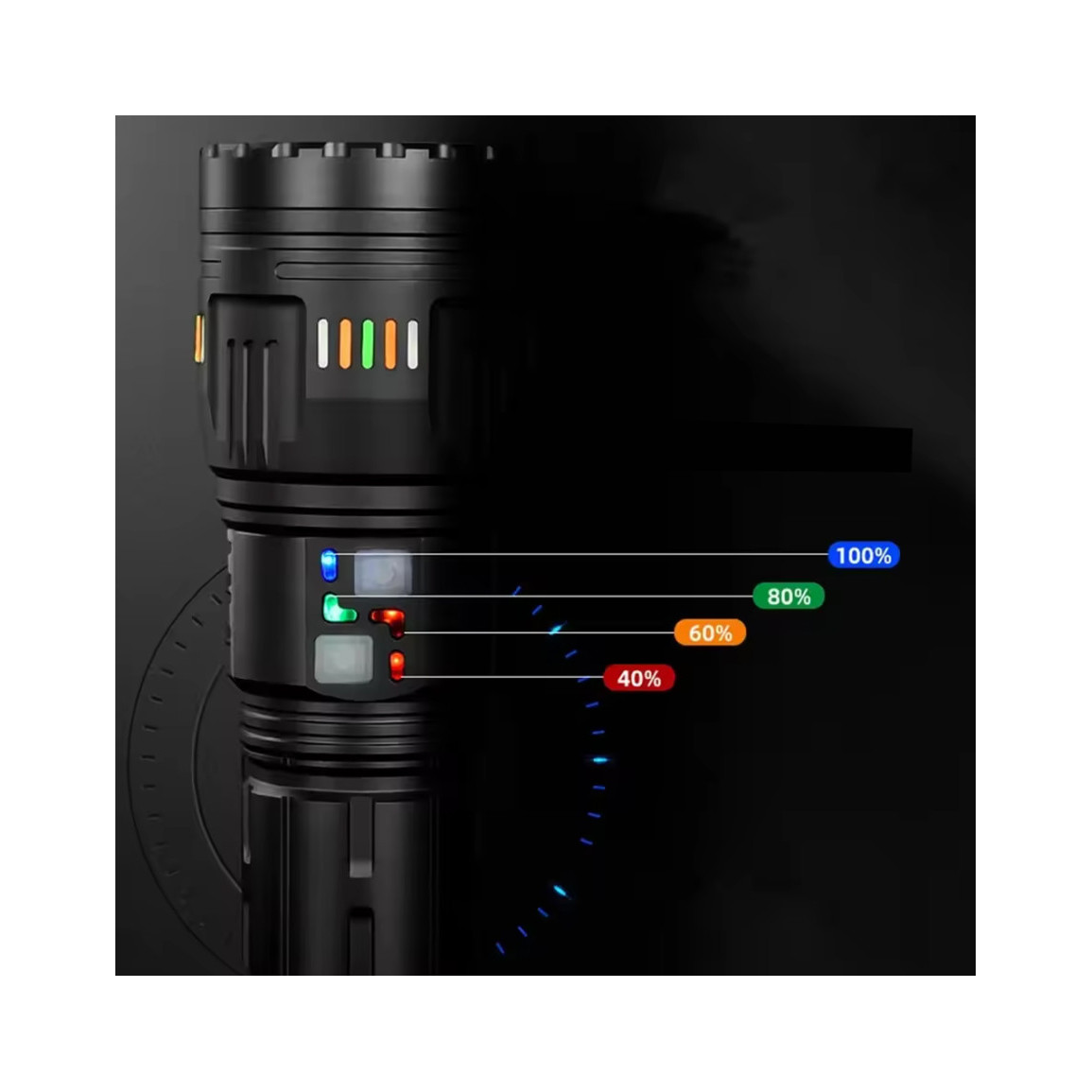 Watton WT-631 Lazer Etkili Profesyonel El Feneri - 30.000 Lümen