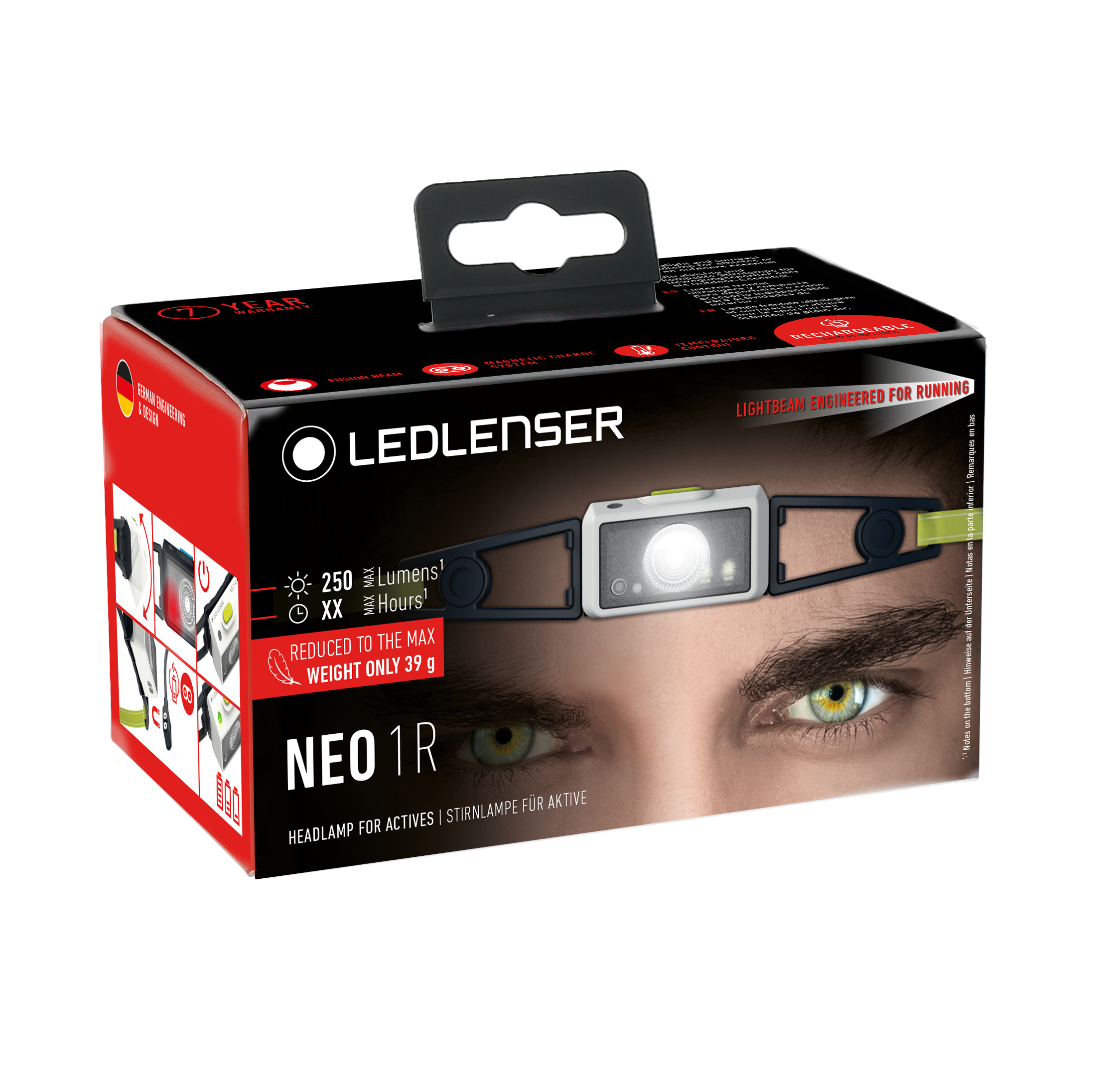 Ledlenser NEO1R Lime Spor ve Koşucu Kafa Feneri