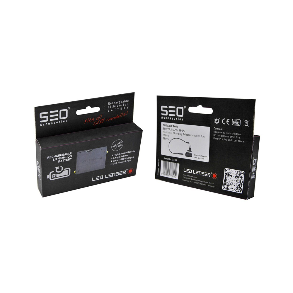 Ledlenser SEO Pil 880 mAh Şarjlı Pil