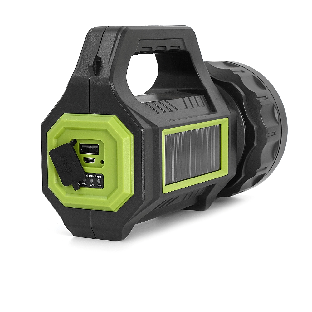 Police PS-385 Şarjlı Spot Fener 30W COB LED Solar Powerbank Özellikli