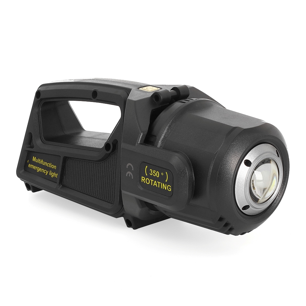 Police PS-384 Şarjlı Güneş Enerjili Spot Fener Güçlü LED Aydınlatma Powerbank Özellikli