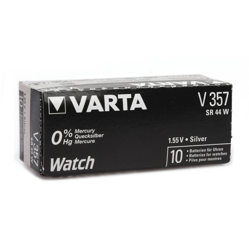 Varta 357 SR44W 1.55V Alkalin Saat Pili 10 Adet