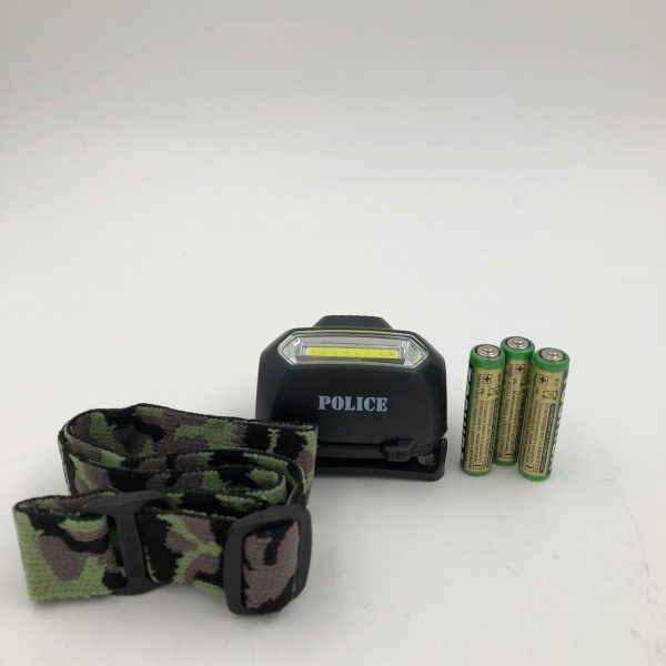 Police PC-1917 COB 3xAAA Pilli Led Kafa Feneri