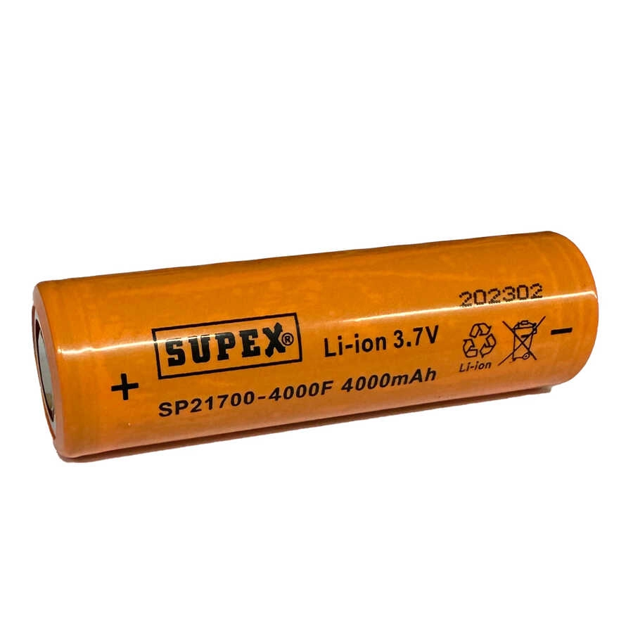 SP21700-4000F Lityum Ion 3.7V 4000mAh Düz Kafa Pil