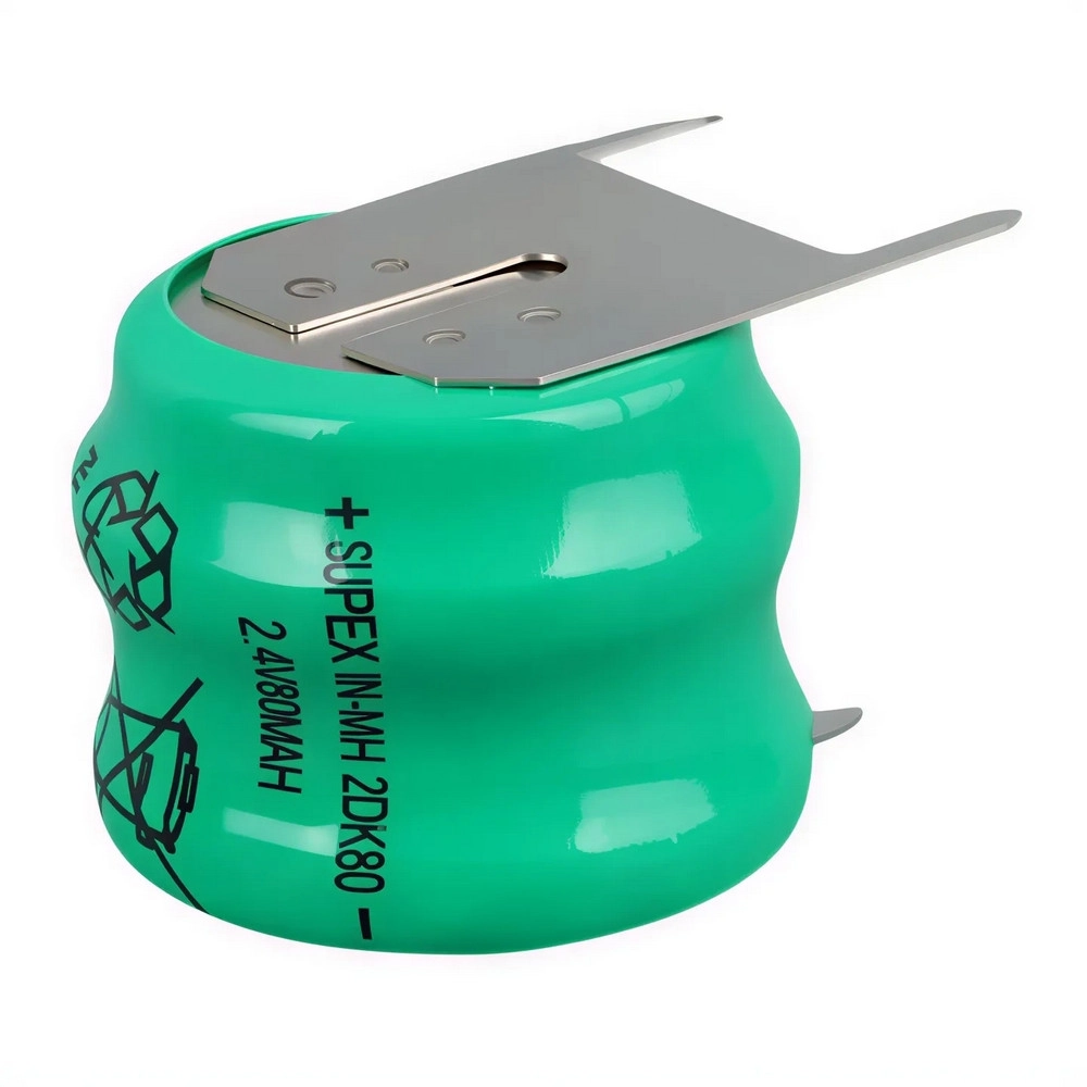 Supex 2DK80 2.4V 80mAh NiMH Hafıza Pili