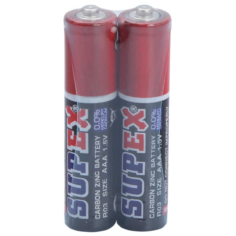 Supex R6 1.5 Volt Çinko Karbon AA Kalem Pil 60’lı Kalem Pil