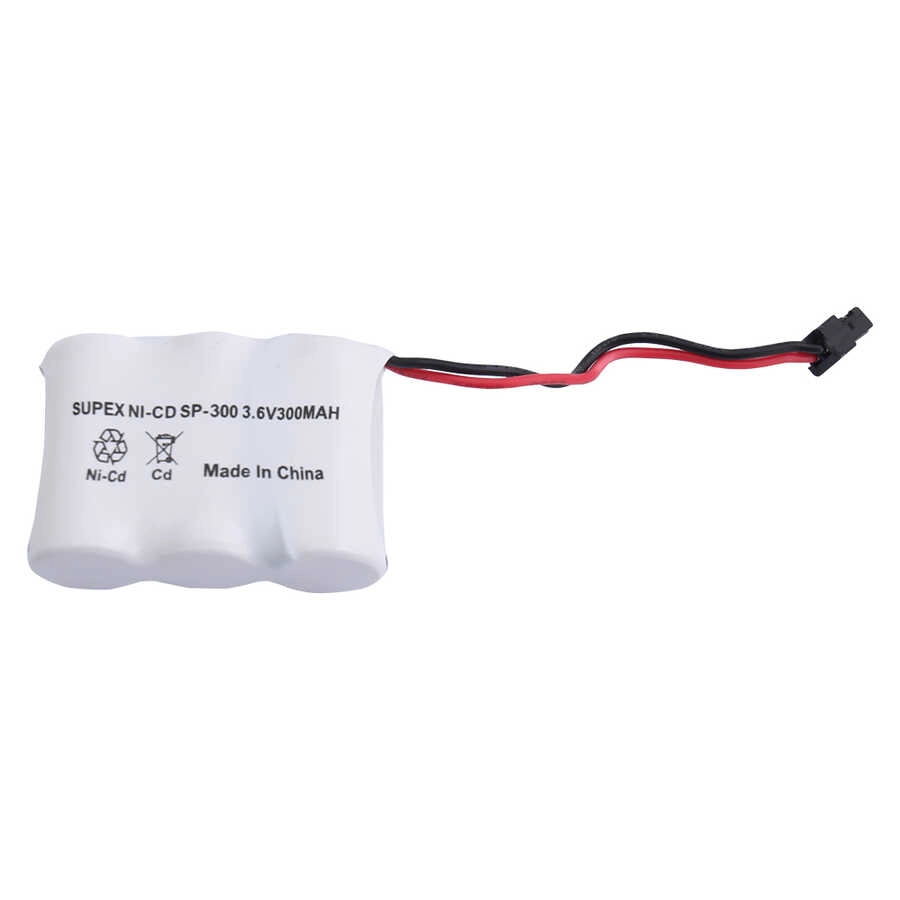 Supex SP-300 3’lü Kısa 3.6V NiCd 300mAh Telsiz Telefon Pili Fişli