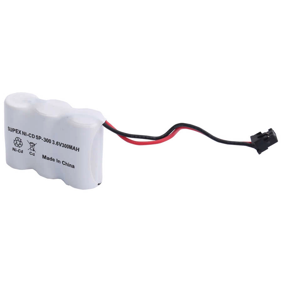 Supex SP-300 3’lü Kısa 3.6V NiCd 300mAh Telsiz Telefon Pili Fişli
