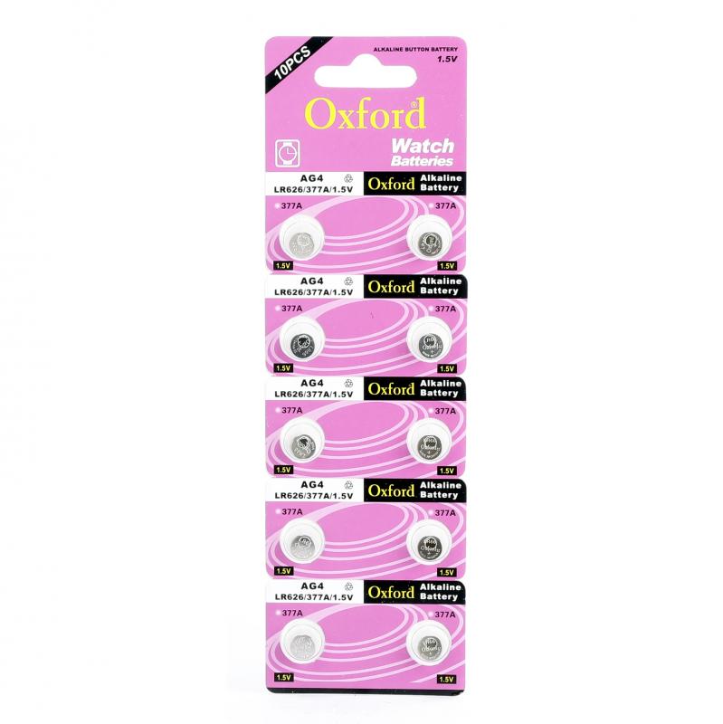 Oxford AG4 LR66 377 SR626 1.5V Alkalin Saat Pili 100 Adet