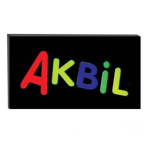 Işıklı Tak Çalıştır Hazır Tabela Akbil