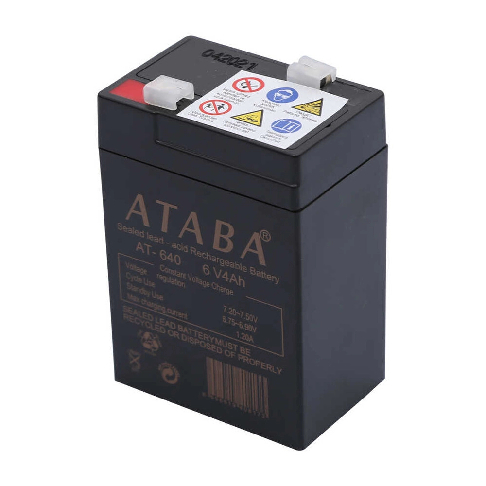 Ataba AT-640 6V 4Ah Işıldak Aküsü