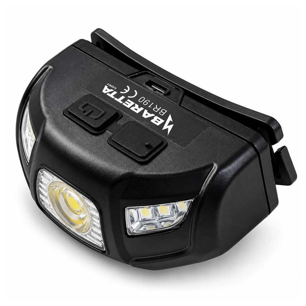 Baretta BR T190 100 Lümen 4 Aydınlatma Modu Type-C Şarjlı LED Kafa Feneri