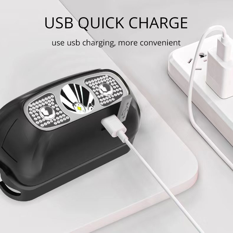 Baretta BRT61 XPE Pearls LED Hareket Sensörlü Mini USB Şarjlı Kafa Feneri