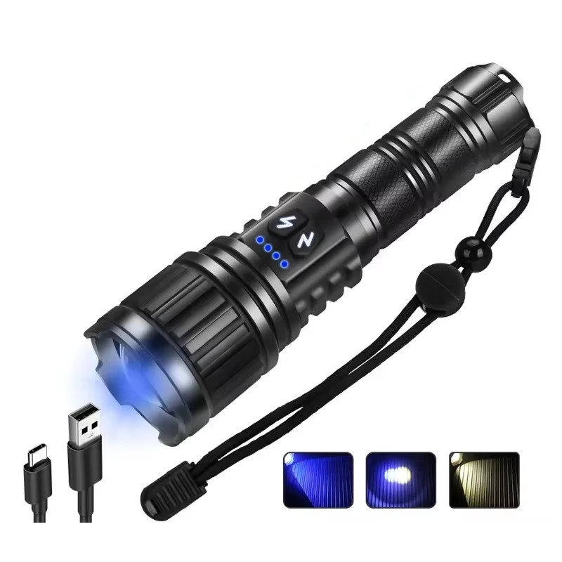 Bedotech BD-14 10W TG LED Alüminyum Alaşımlı Zoomlu Type-C Şarjlı El Feneri