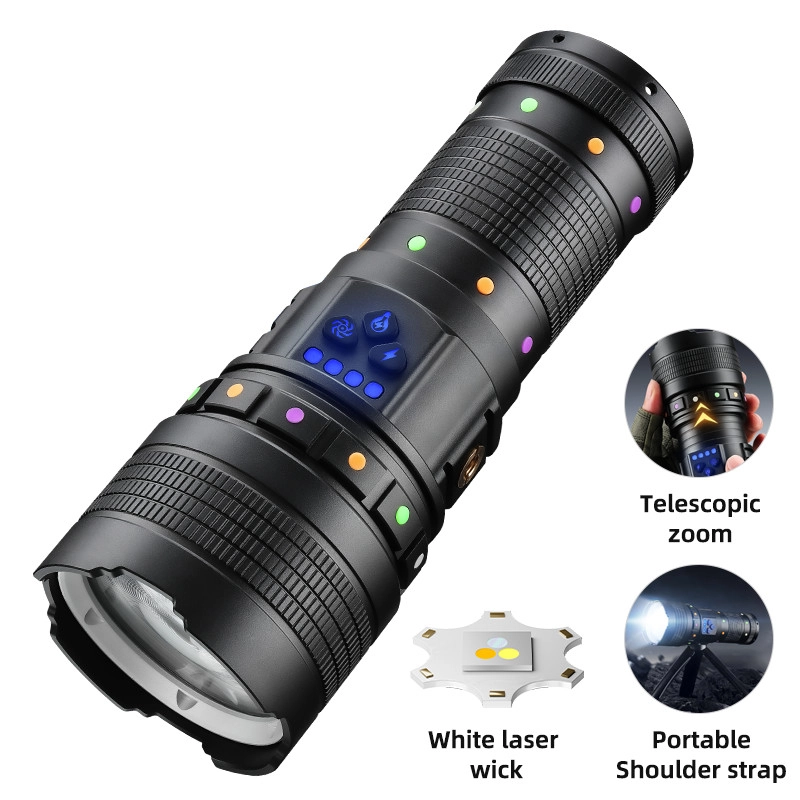 Bedotech BD-2 30W TG LED Alüminyum Alaşımlı Zoomlu Type-C Şarjlı El Feneri