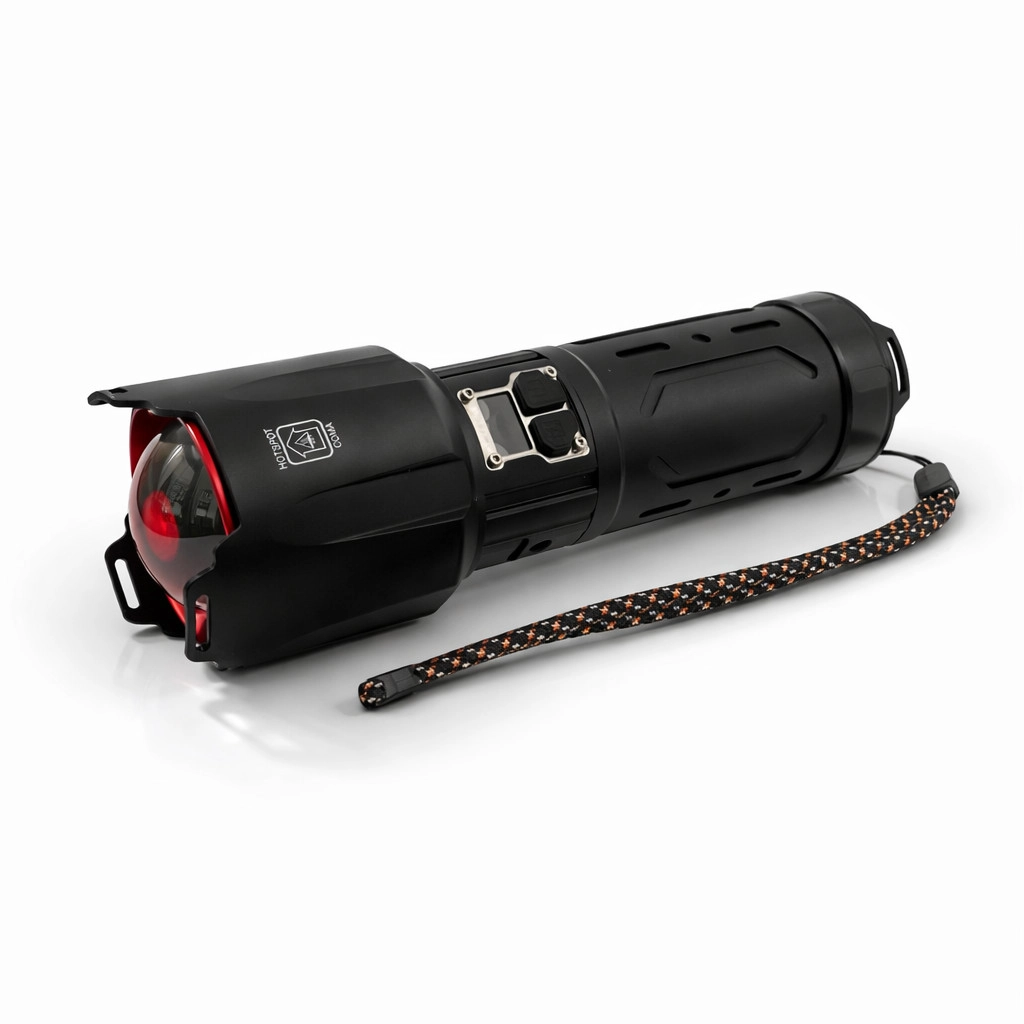 Bedotech BD-2406 30W TG LED Alüminyum Alaşımlı Zoomlu Type-C Dijital Göstergeli Şarjlı El Feneri