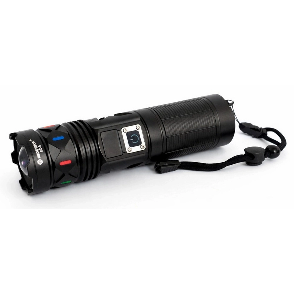 Bedotech BD-5 30W TG LED Alüminyum Alaşımlı Zoomlu Type-C Dijital Göstergeli Şarjlı El Feneri