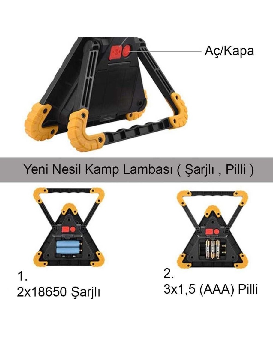 Bigem BM-610 Profesyonel Kamp Araba Lambası