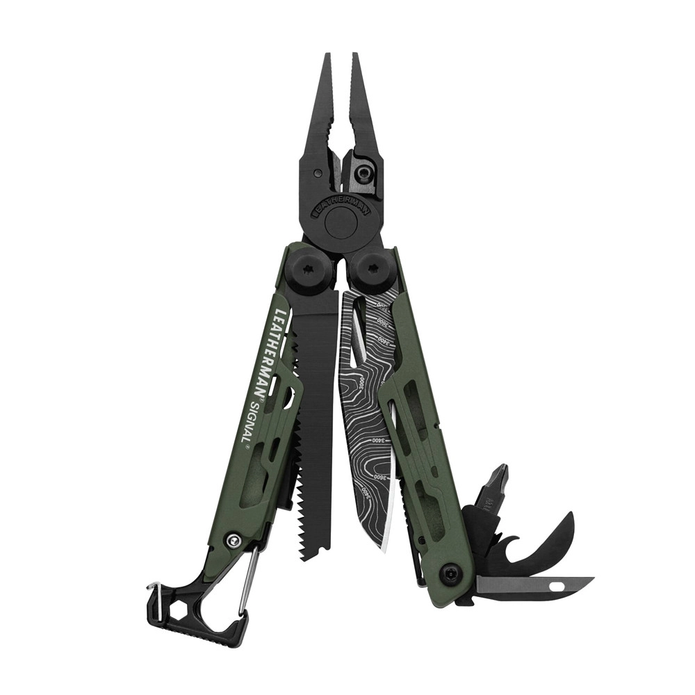 LEATHERMAN Signal Green Topo Blade Fonksiyonlu Çakı