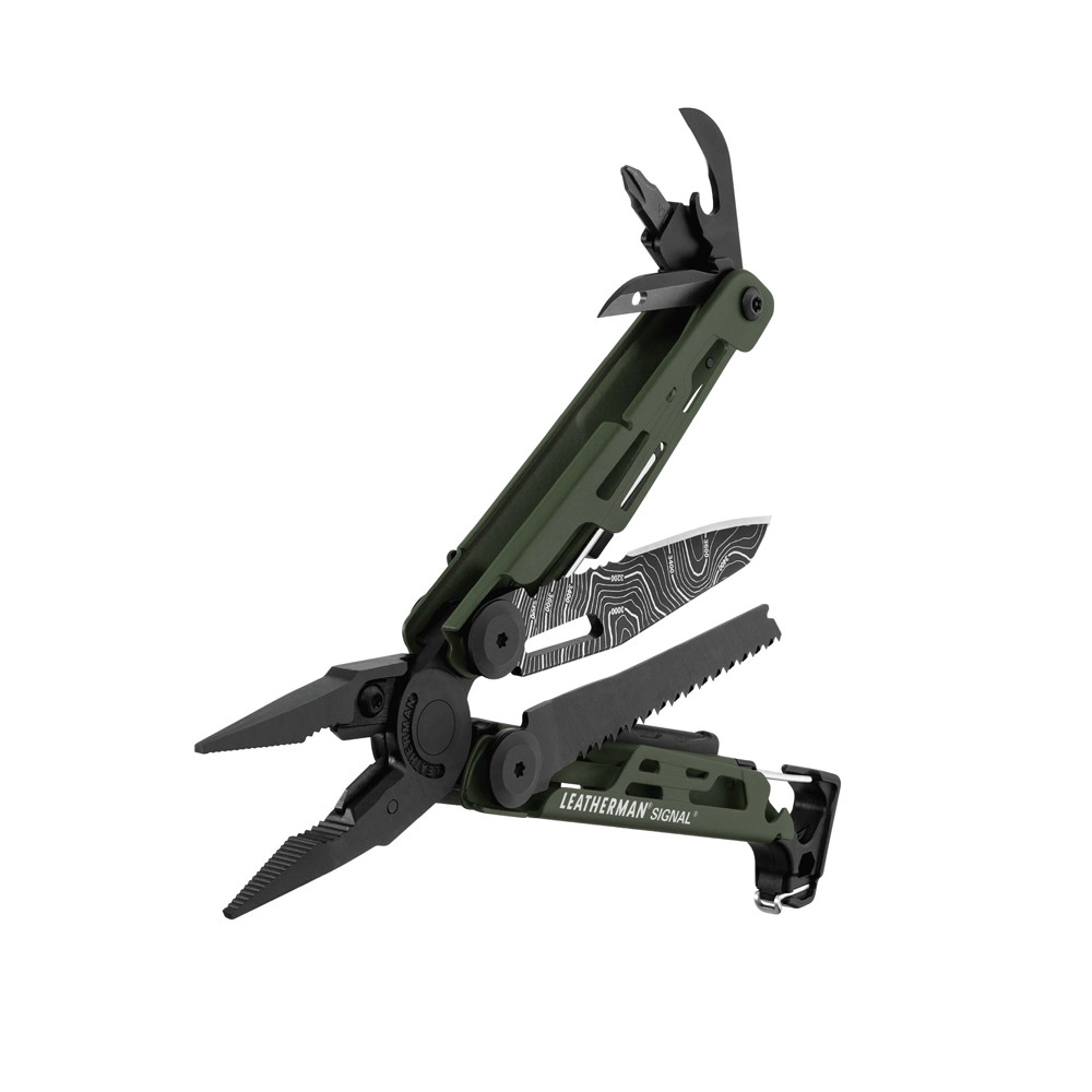 LEATHERMAN Signal Green Topo Blade Fonksiyonlu Çakı