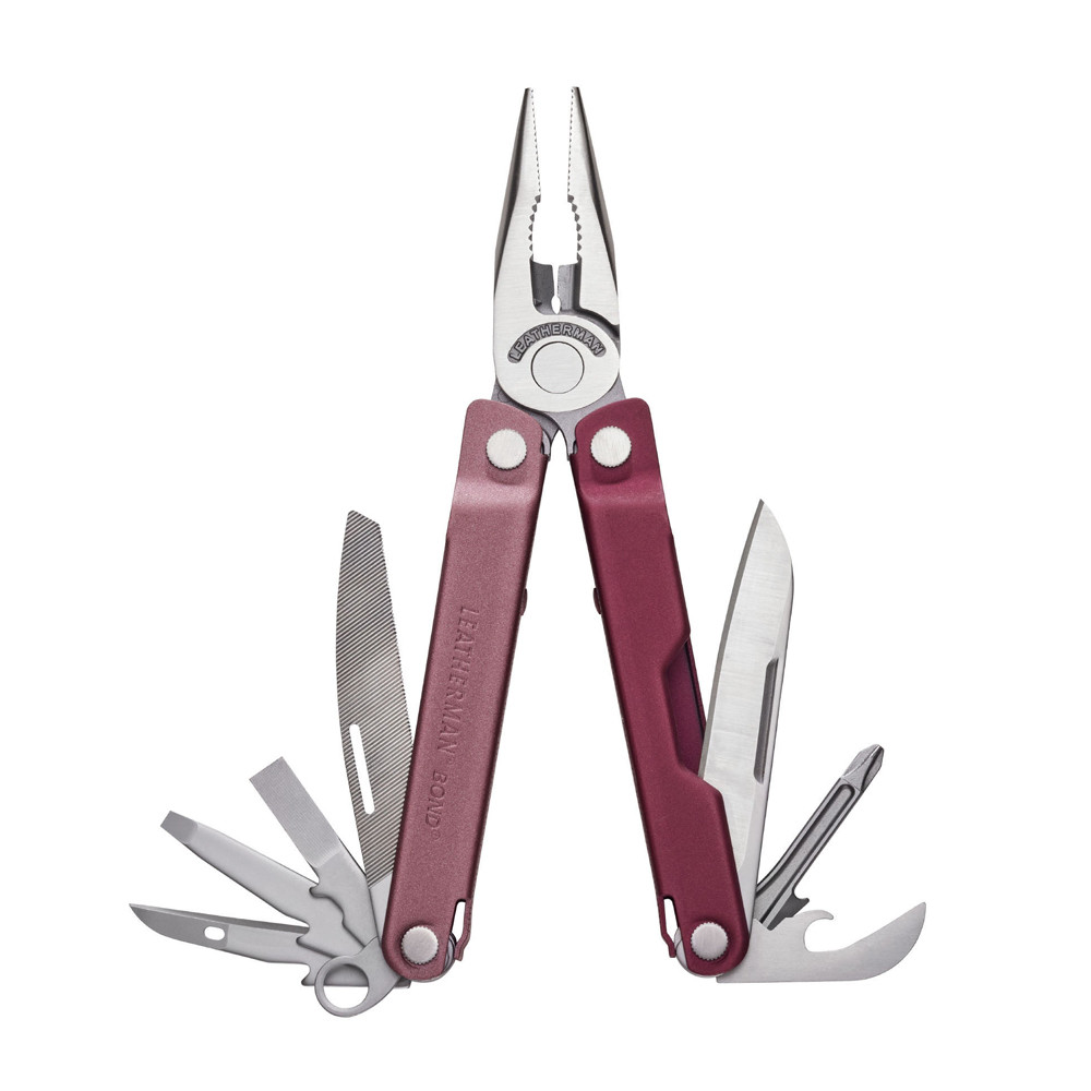 LEATHERMAN Bond Heathered Cranberry Fonksiyonlu Çakı