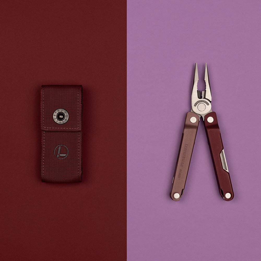 LEATHERMAN Bond Heathered Cranberry Fonksiyonlu Çakı
