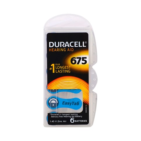 Duracell 675 Numara İşitme Cihazı Pili 6’Lı Paket