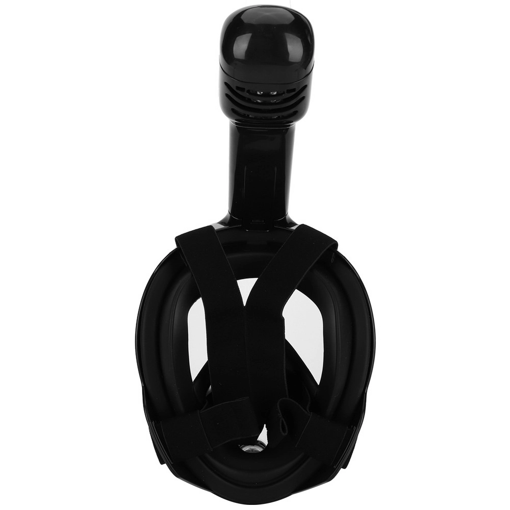 Easybreath Full Face Şnorkel Maske Su Altı Maskesi Anti-Sis Aksiyon Kamera Takılabilir Siyah L/XL