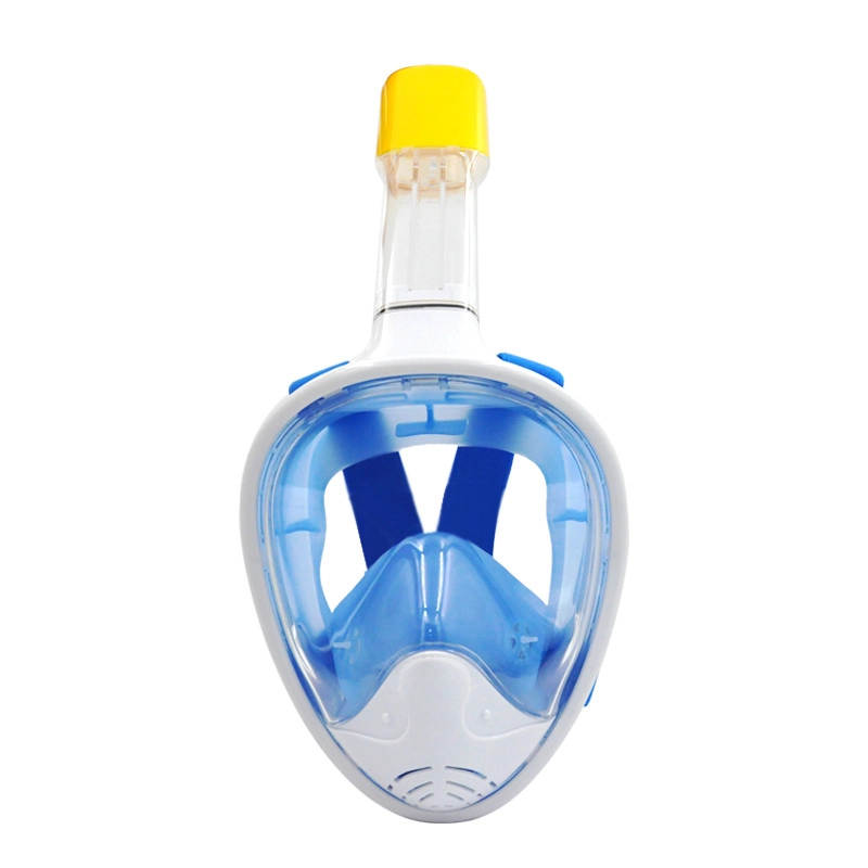 Easybreath Full Face Şnorkel Maske Su Altı Maskesi Anti-SisAksiyon Kamera Takılabilir Mavi S/M