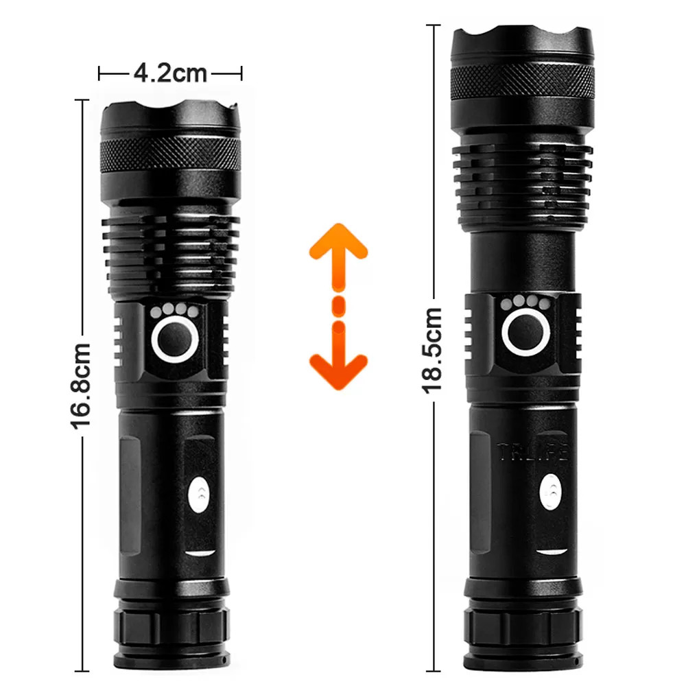 Everton RT-771 XHP50 LED 1000 Lümen Yağmur Suyu Geçirmez Şarjlı El Feneri