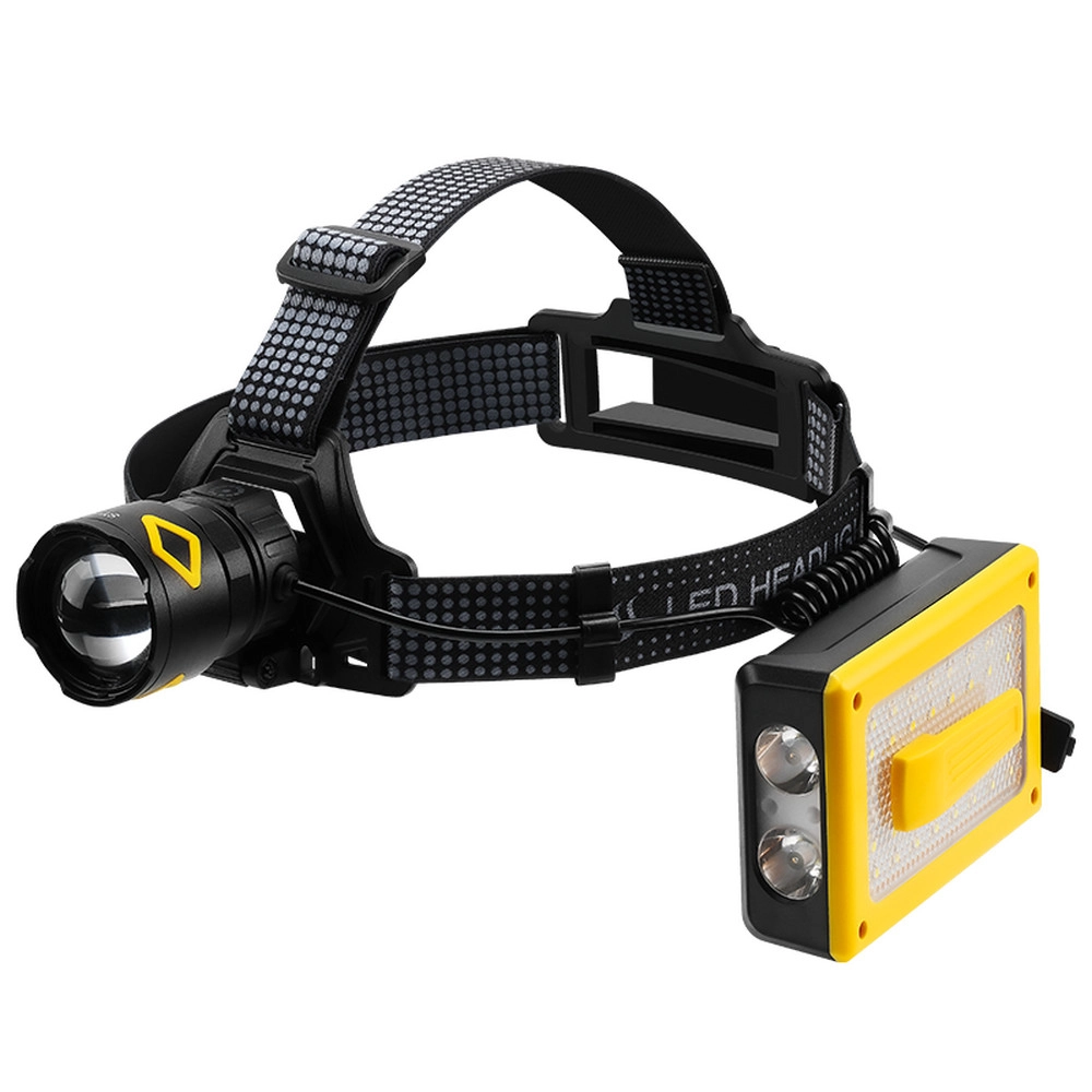 F.B.I Pro F-3003 Alüminyum PM10-TG LED Type-C Powerbank ve Solar Şarjlı Kamp Kafa Feneri