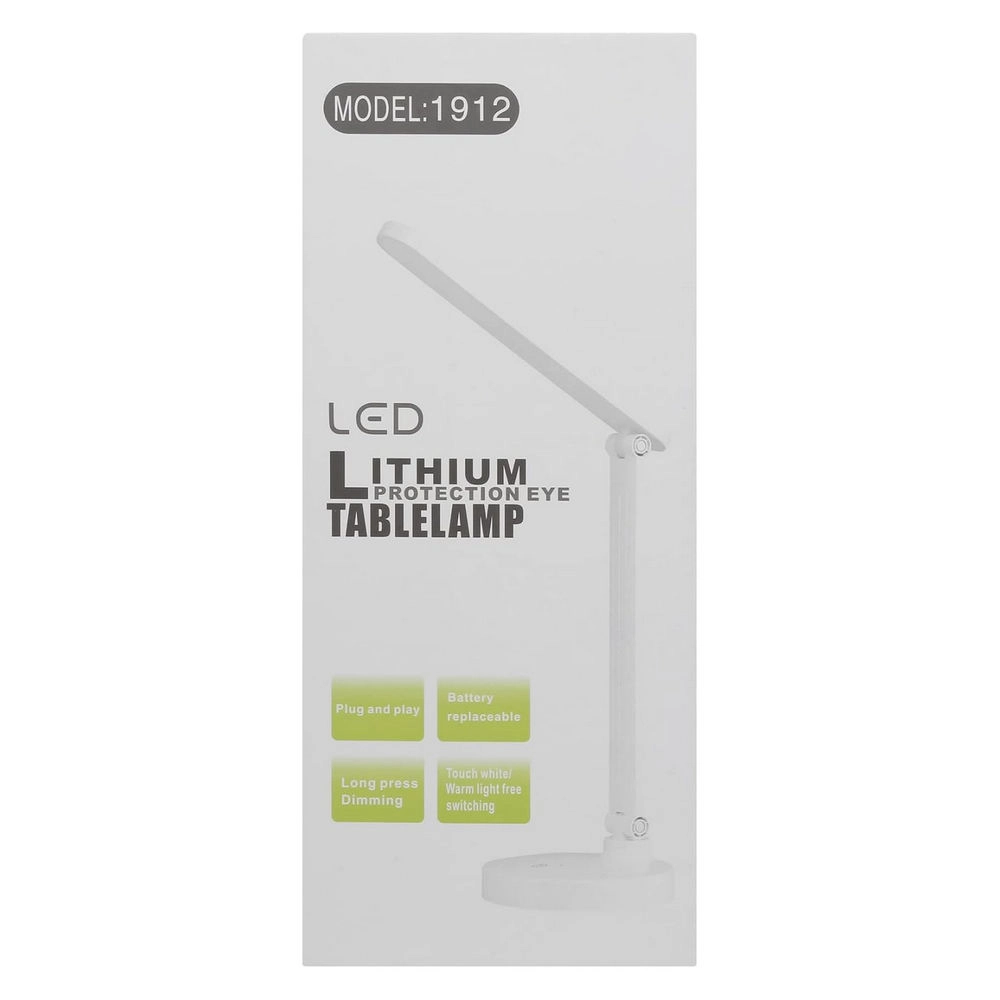 Fithome 3 Kademeli 40 LED Çalışma Okuma Işığı Şarjlı Dokunmatik Çalışma Masa Lambası