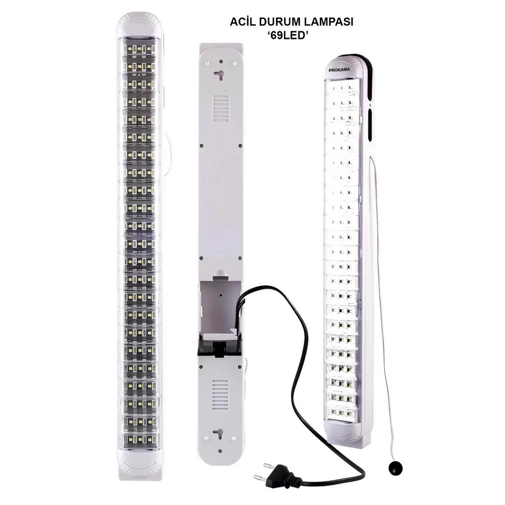 Ledpoint LP-6069 Akülü 69 LED Şarjlı Işıldak