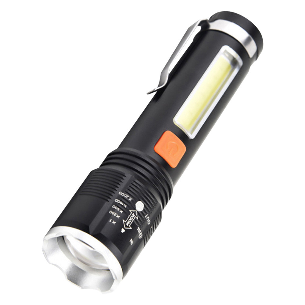 Gold Orion KM-102 4 Modlu Tip-C Şarjlı Zoomlu Taktikal El Feneri